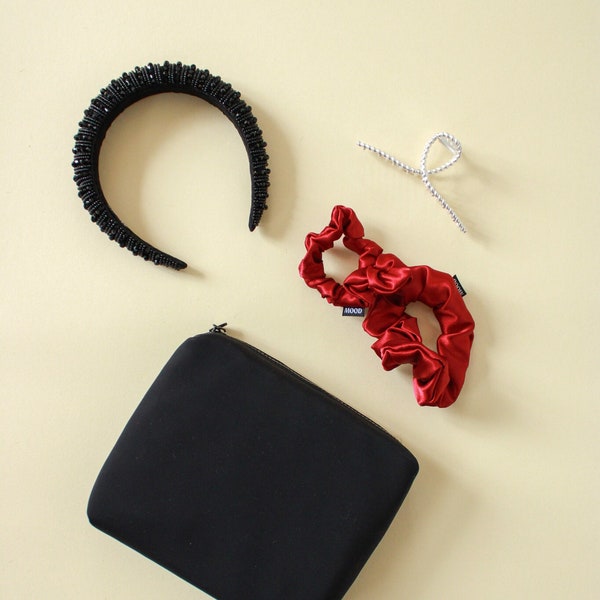 Women's Gift | Hair Hamper | Hair Accessories Bundle | Scrunchie,Headband,Claw Clip