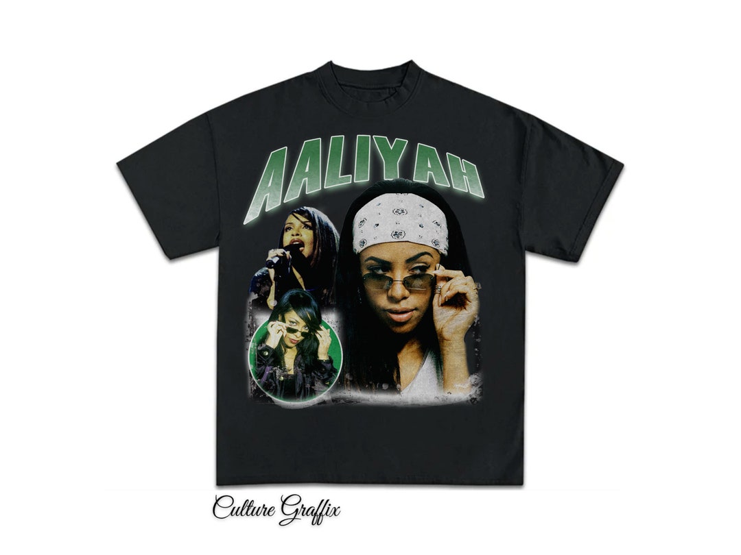Aaliyah Bootleg Shirt Black, Vintage Rap Hip Hop Tee Aaliyah Aaliyah Bootleg Shirt Black, Vintage Rap Hip Hop Tee Aaliyah
