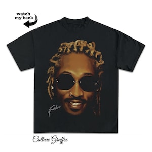 フューチャー「引用」Tシャツ ブラック、「I Never Liked You」、ビンテージ ラップ ヒップホップ Tシャツ フューチャー、マーチャンダイズ オーバーサイズ ヘビーコットン Tシャツ、フューチャー プリント シャツ