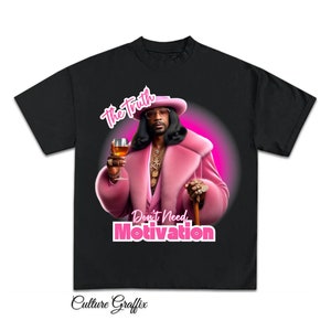 Katt Williams Shirt, the truth don&#39;t need Motivation, money mike pimp t-shirt, truth 2024 Katt Williams merchandise medium heavy cotton tee