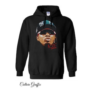 Gervonta Davis Hoodie Black, Vintage Rap Hoodie Gervonta Davis, Graphic Print Hoodie, Merch Gervonta Davis, Oversized Heavy Cotton Hoodie
