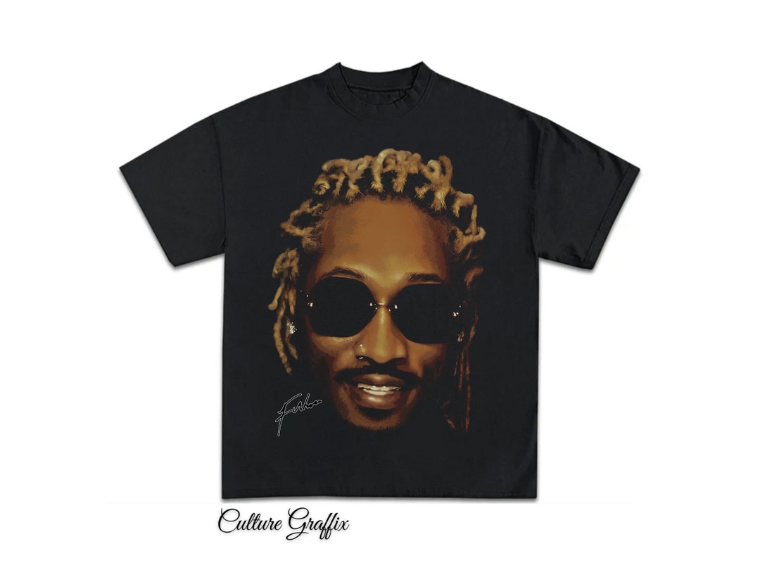 Future Vintage Rap Tee Shirt, Hip Hop Graphic Print T-shirt