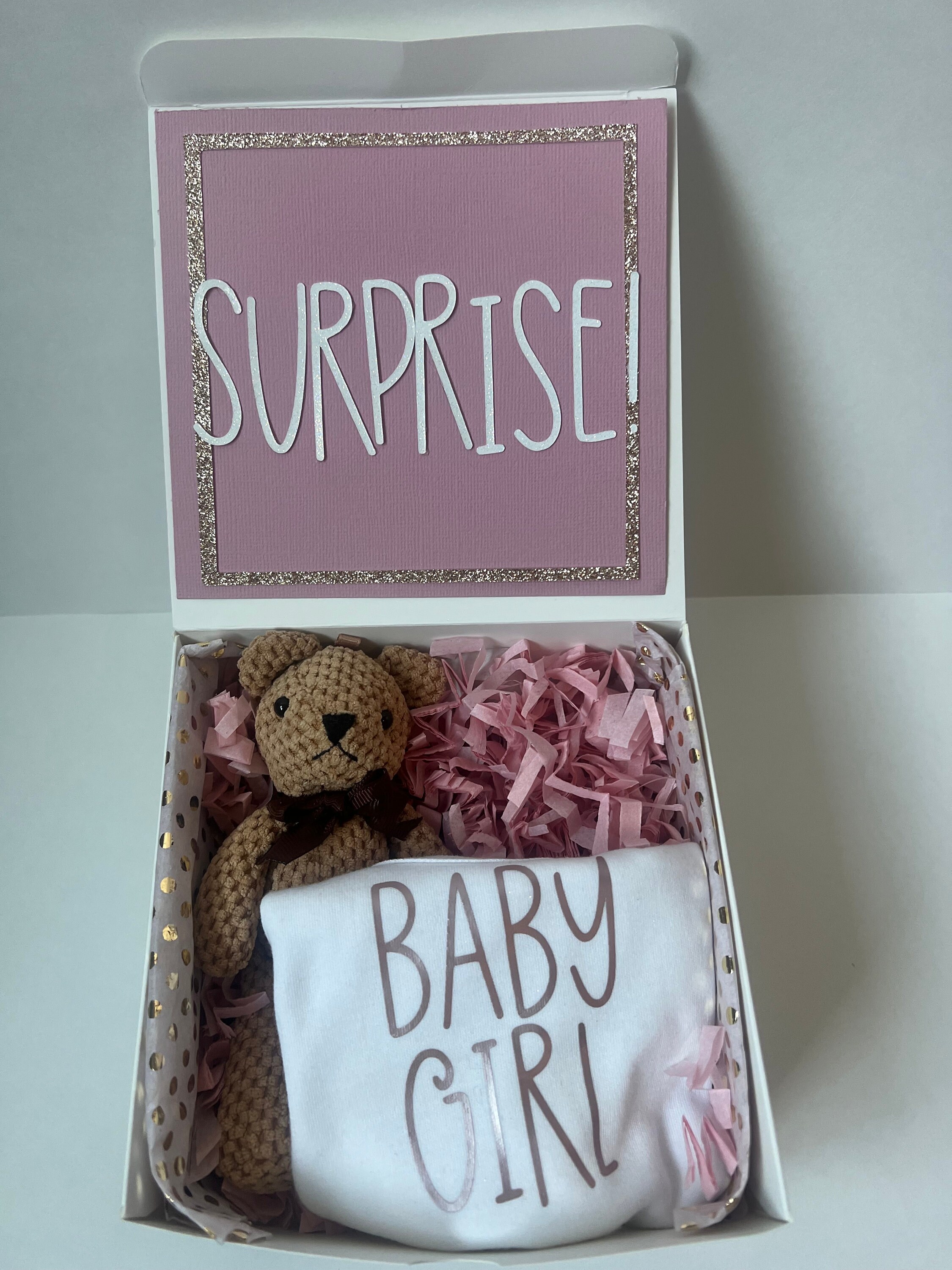 Gender Reveal Gift Box Gender Reveal for Baby Girl Announcement