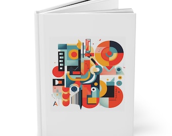 Unique Abstract Geometric Fusion Notebook