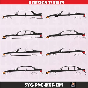 BMW クリップアート、BMW ベクター、BMW Cricut、ドイツ車バンドル、SVG、DXF、Eps、Png ファイル