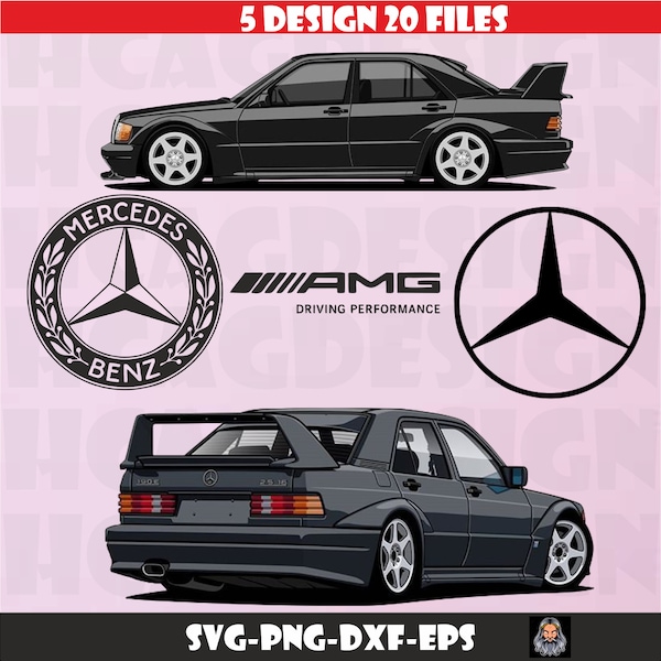 MERCEDES W124,Mercedes logo, Mercedes clipart, AMG logo, svg ,png,dxf,eps