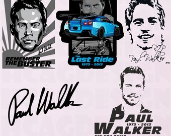 Paul Walker "Ride Or Die" Quote Sticker Decal - Car Window Bumper, RIP Fast & Furious Tribute