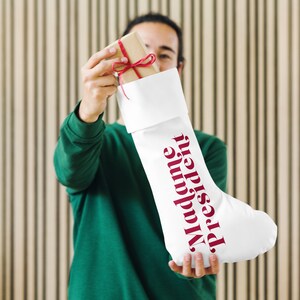 Madame President | Christmas stocking