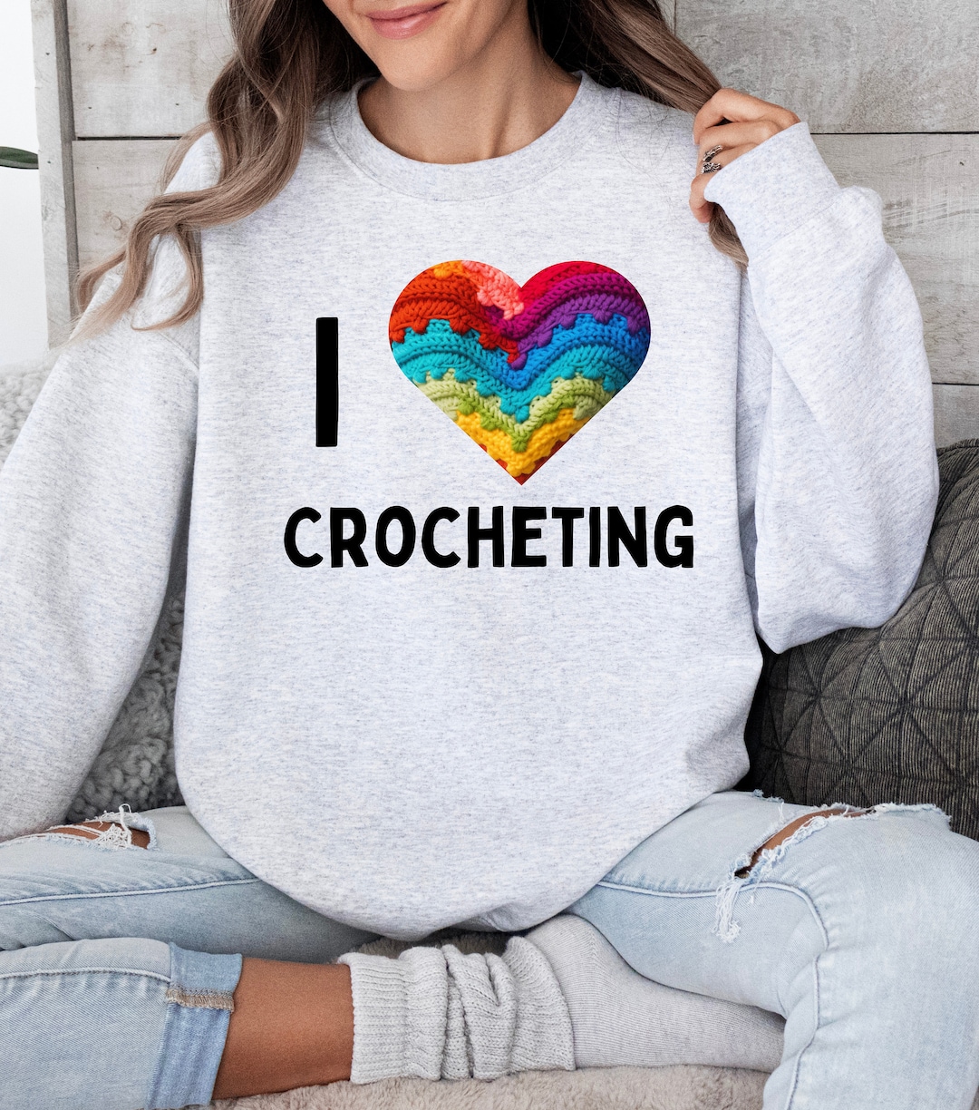 Crochet Is Love Hoodie