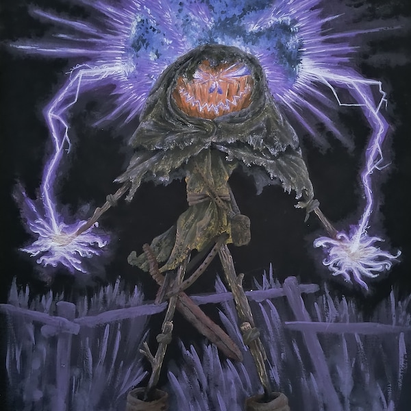 Vogelscheuche Helloween, Scarecrow 29,7cm x 42,0cm (DIN A3)