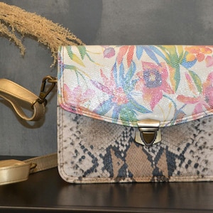 Petit sac à main en cuir fait main, sac à bandoulière, sac élégant, Sac cuir peint, cadeau femme, sac de mode, nouvelle tendance.