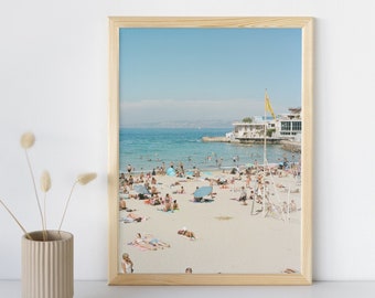Marseille Beach Photography Print, South of France, 35mm Film Art
