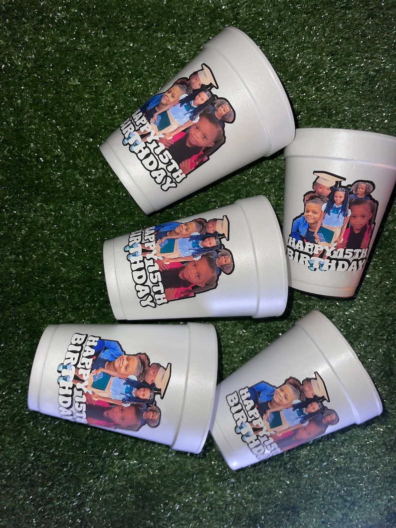 Custom Styrofoam Cups Etsy