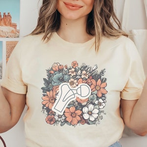 Floral Hip Shirt for hip replacement gift, Hip replacement t-shirt for surgery day , cute Hip surgery shirt , post op hip surgery essentials