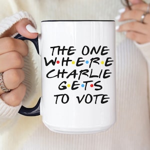 Cadeau personnalisé de citoyenneté américaine Mug drôle de citoyenneté américaine Nouveau citoyen américain en train de devenir un américain Cadeau premier vote 18e anniversaire élection 2024