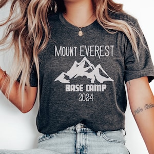 Mount Everest Base Camp 2024 Shirt, Everest Trekking Tee, Adventure Hike Summit T-Shirt, Traveler Gift for Climbing Enthusiast, Everest top