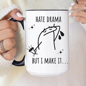 Funny office mug for drama queen gift office exchange , sassy mug for bestie gift , office funny mug, dramatic gossip lover, theater gift