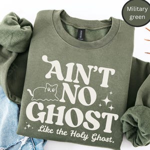 Fall Christian T-Shirt: Holy Spirit Ghost, Pumpkin Season Tee