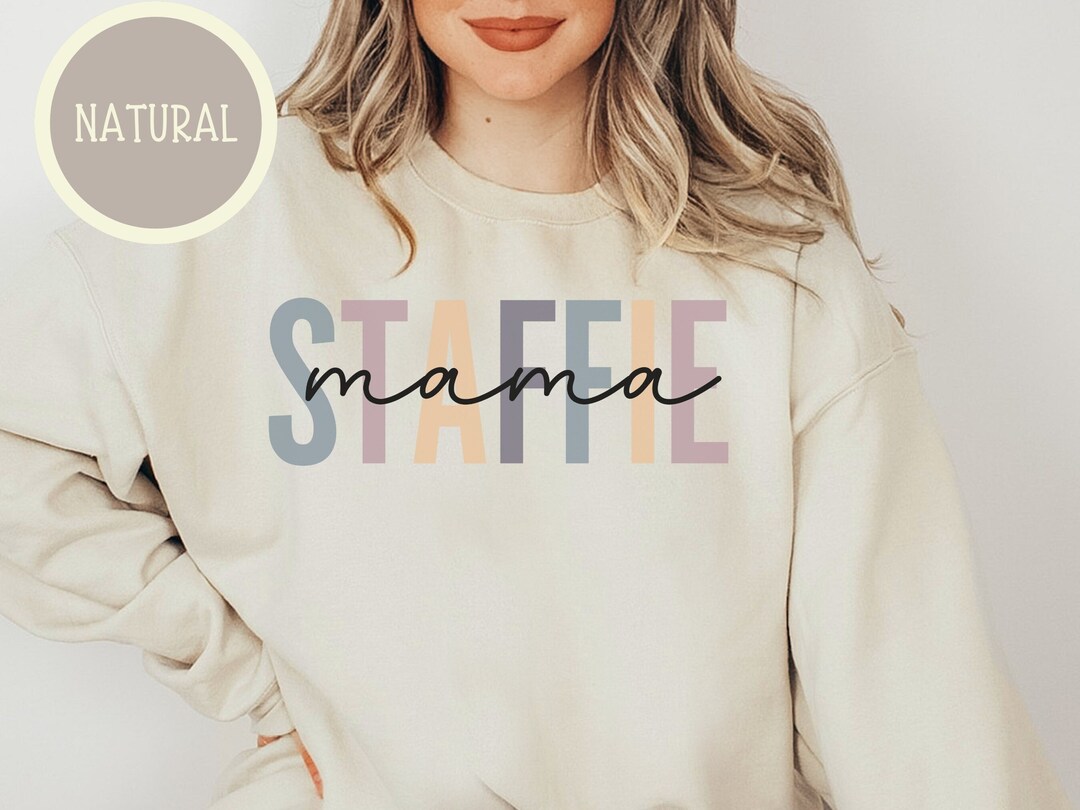 Staffie Mama Sweatshirt for Staffordshire Bullterrier Owner Gift