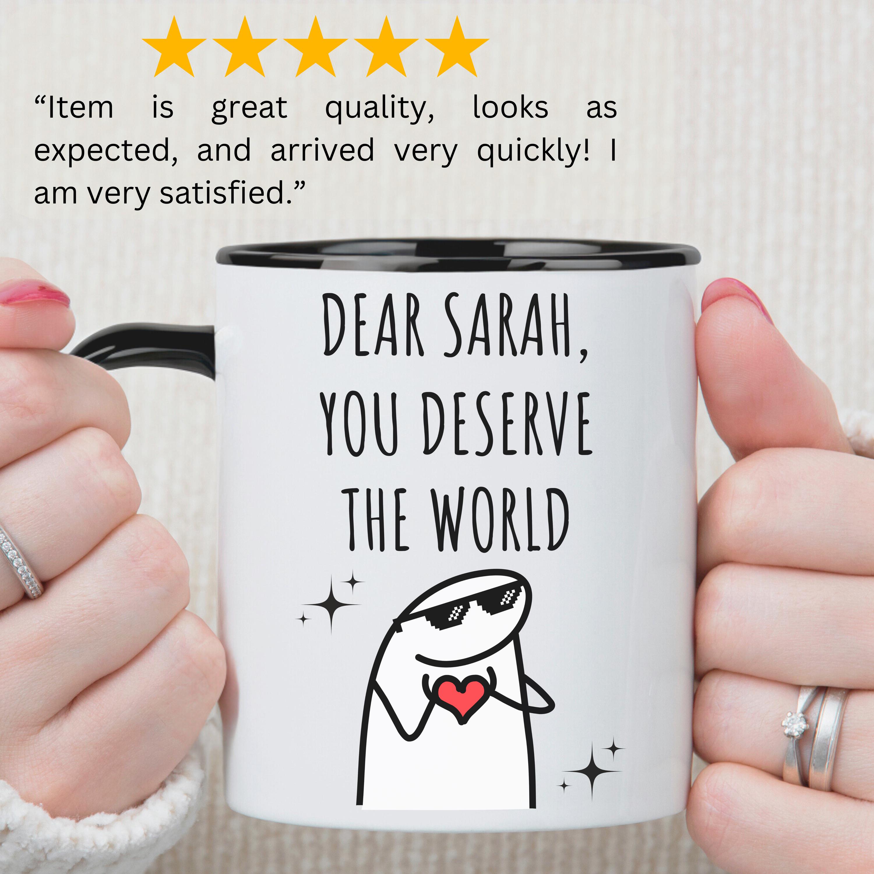Joymaking Tazza da regalo divertente per lui, anniversario, per uomini, caffè, con scritta in lingua tedesca Ich liebe Dich so lange Partner, regalo per fidanzate, fidanzate, San Valentino, regali