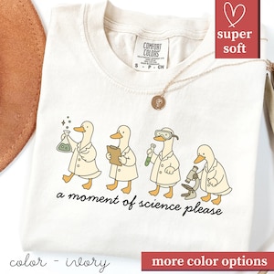 A Moment of Science Shirt – Funny Science Teacher Tee, STEM Shirt for Women, Chemistry Classroom Gift, Comfort Colors Back to School Shirt