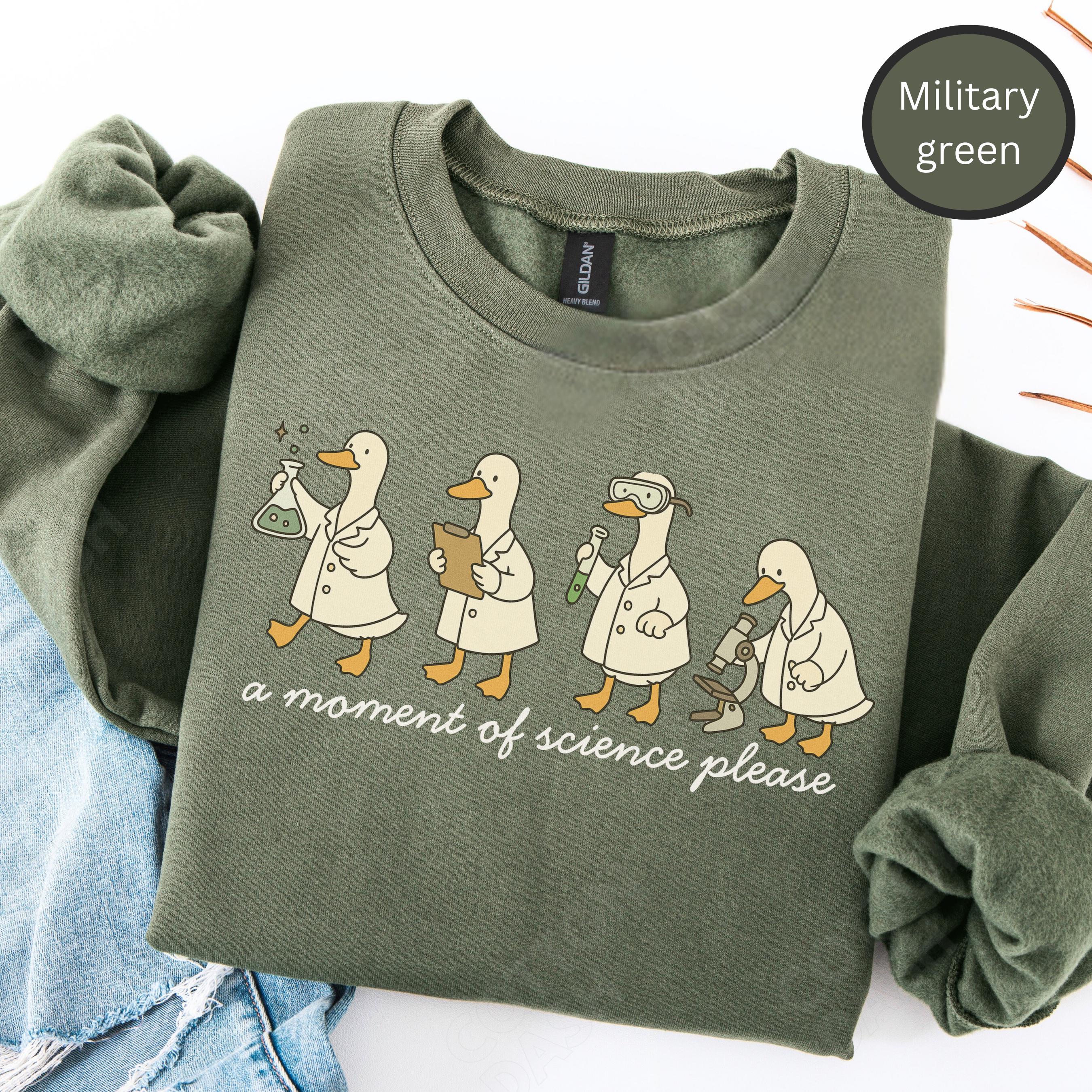 Science Sweater Drawing A Moment of Science Sweatshirt, Funny Science Teacher Fall Sweater ...