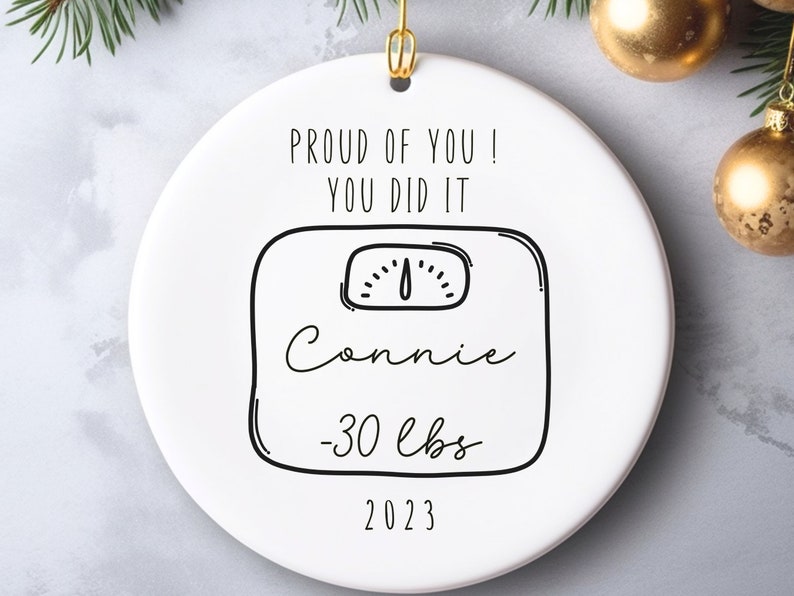 2023 Weight Loss Ornament Gift for Weight Loss Achievement - Etsy