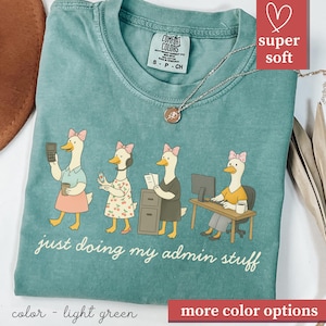 Comfort Colors Front Office Shirts, School Admin Squad Gift, Administrative Assistant Tee, School Secretary T-shirt, Front Office Lady Shirt