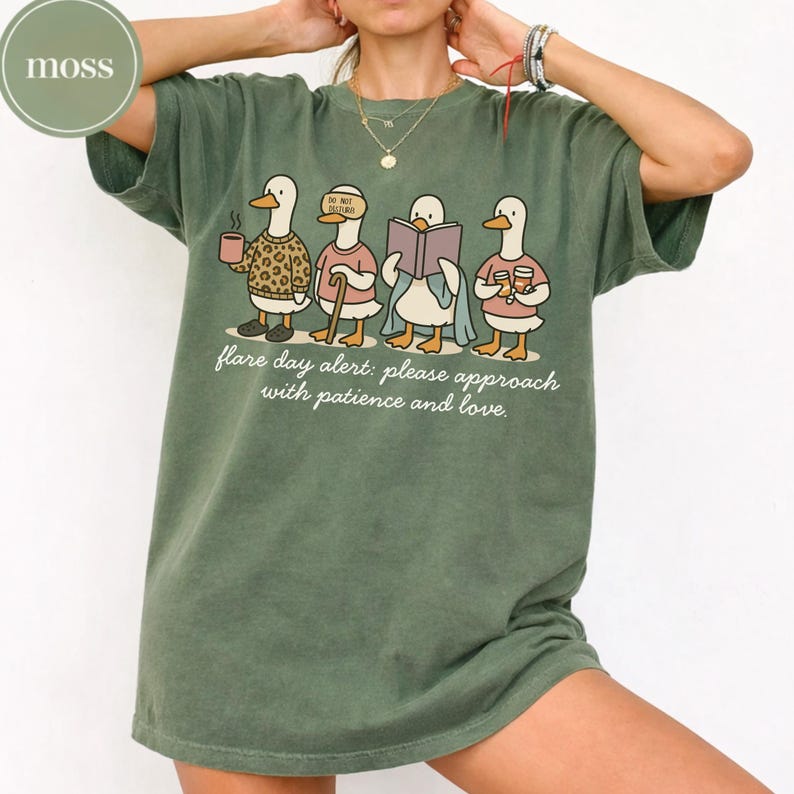Flare Day Alert Shirt , Chronic Illness Comfort Tee, Spoonie Gift, Cute ...