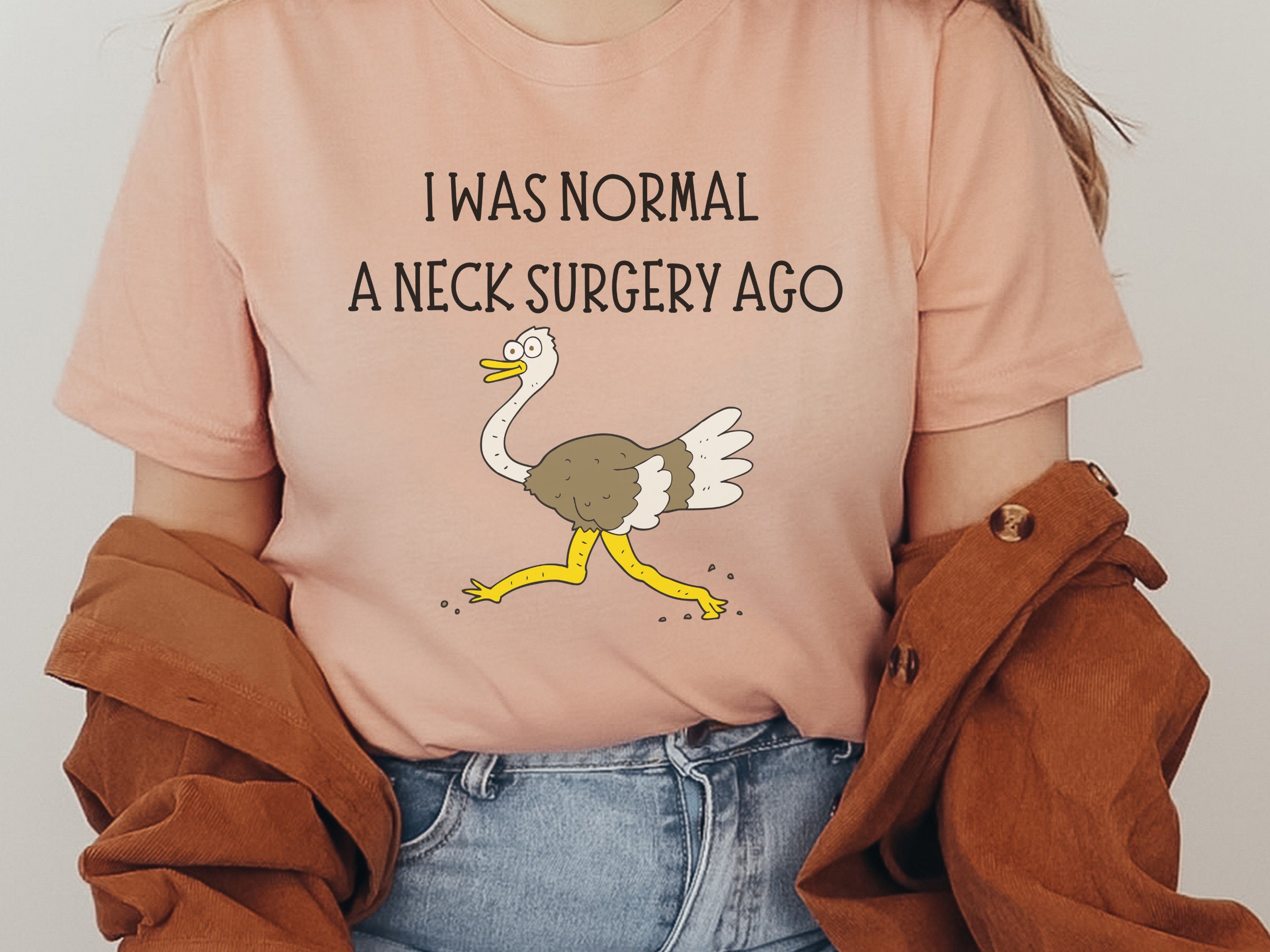 【SURGERY】 rebuild neck belt ring T-shirts NECK SURGERY Recovery T-shirt Funny Get Well Gift Unisex