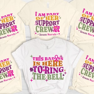 Custom Last Chemo day Cancer Shirt for Cancer Fighter and Friends Support, Ring the bell Cancer Fighter Shirt, Family Cancer Awareness Shirt