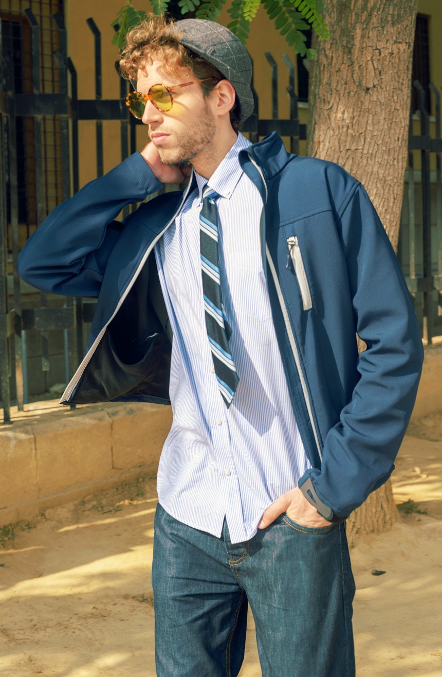 Logos Embroidered Mercedes AMG on Softshell Veste Jacket Blouson ...