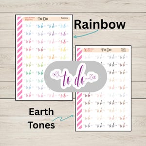 Script Stickers/ To Do/ Planner Stickers/ Functional Stickers