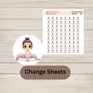 Maddie/Draps à langer/Icônes/Autocollants pour agenda