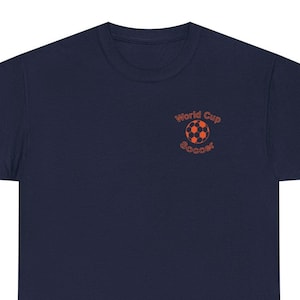 world cup soccer simple generic chest logo soccer shirt