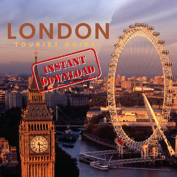 Tourist Guide for London, Digital Guide, Travel Guide, Tourist Guide, Tour Guide, England, Tourism, E-Book, Download, London