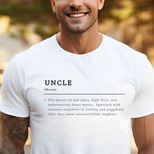 Funny Shirt Men, Uncle Birthday Gift, Tshirt for Uncle, New Uncle Funny Gift, Uncle to Be, Gift for Him, Uncle Gift from Niece from Nephew