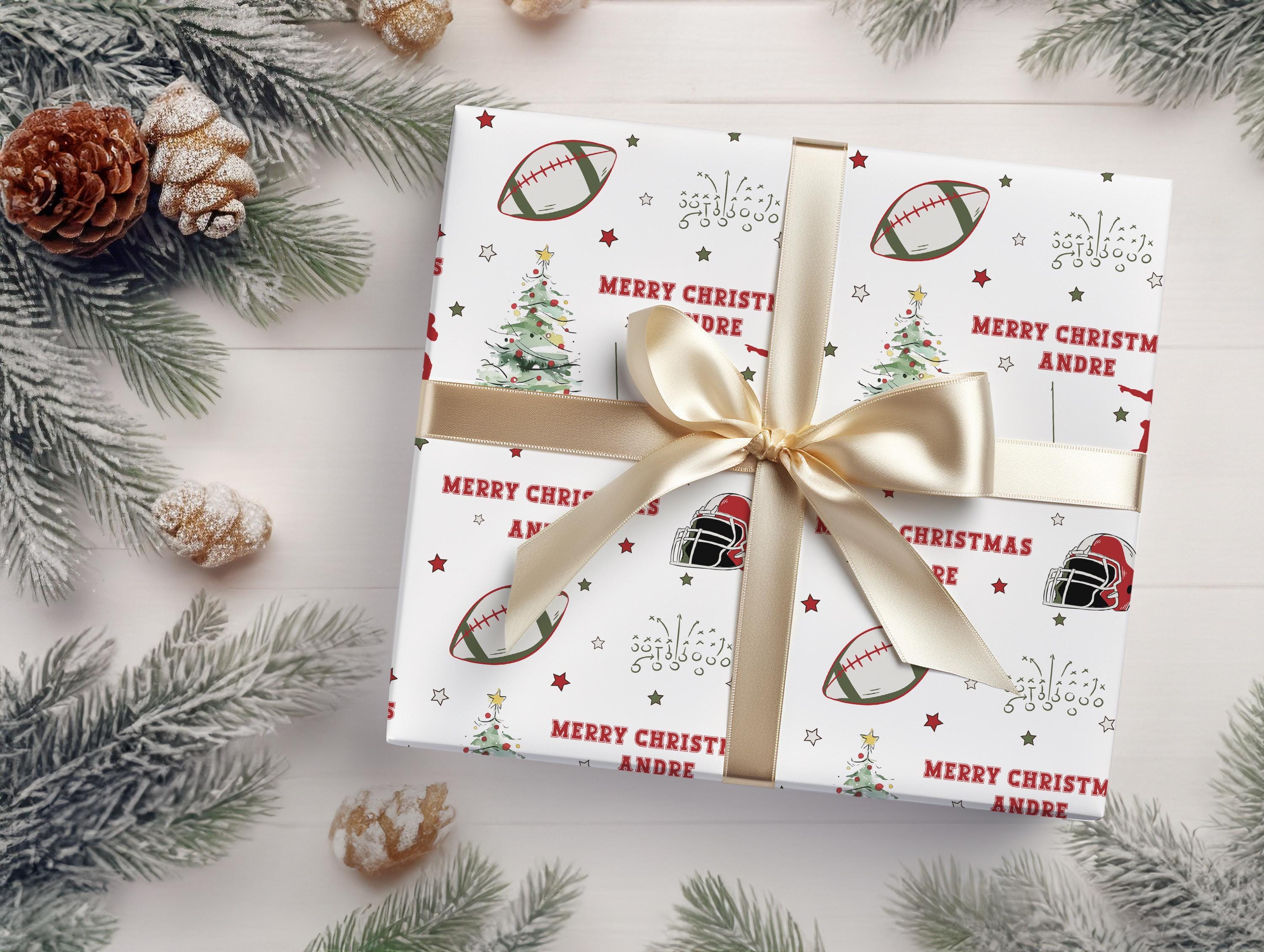 Personalized Gift Wrap, Baseball Wrapping Paper, Personalized 