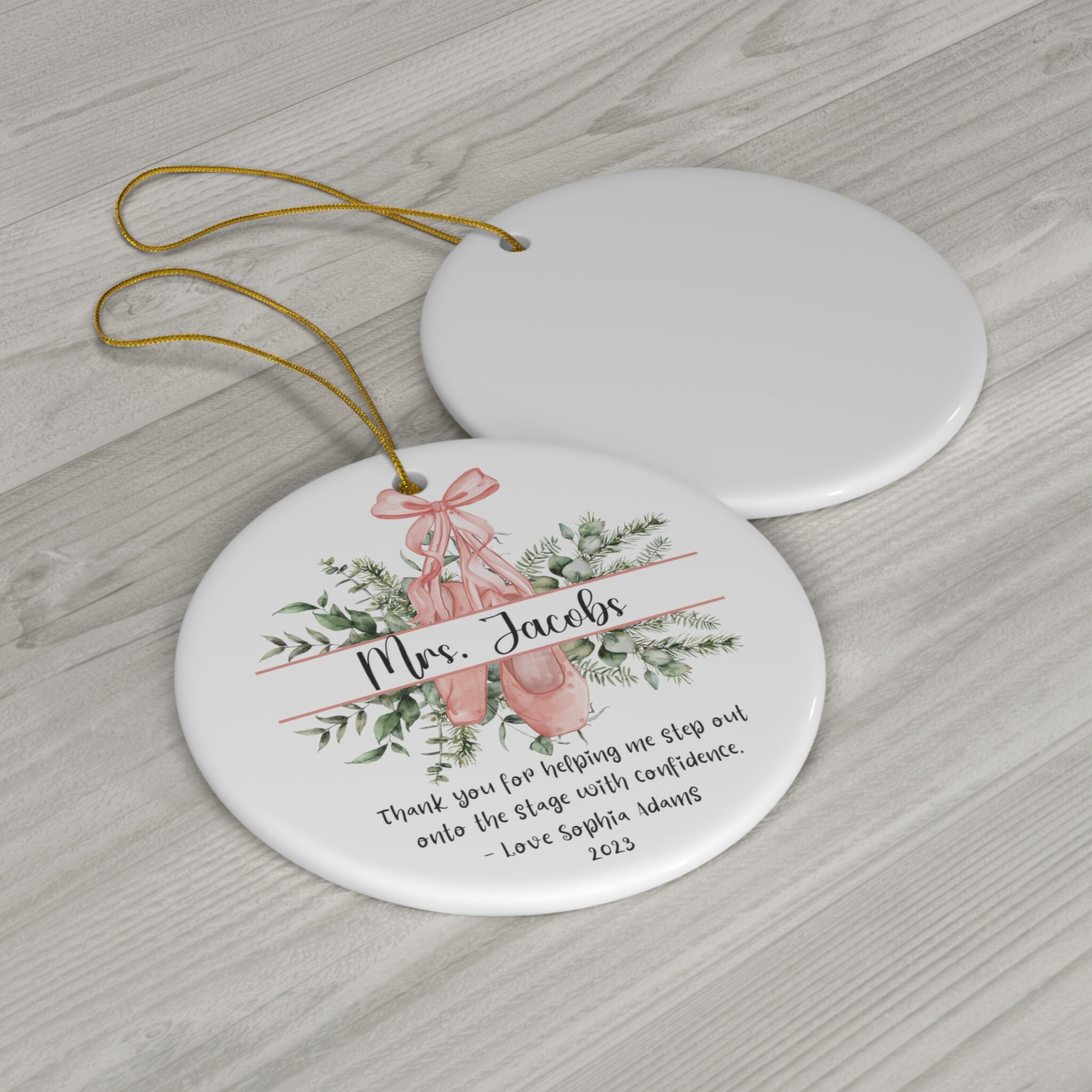 Custom Dance Teacher Gift, Ballet Teacher, Best Dance Teacher, Dance ...