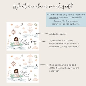 Personalized Baptism Blanket, Catholic Baby Gift, Christening Keepsake, Godchild Blanket, Godchild Toddler, Religious Blanket, Child of God immagine 2