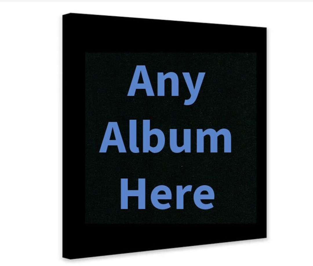 Custom Album Cover on Canvas Personalize Own Album Cover Modern Wall