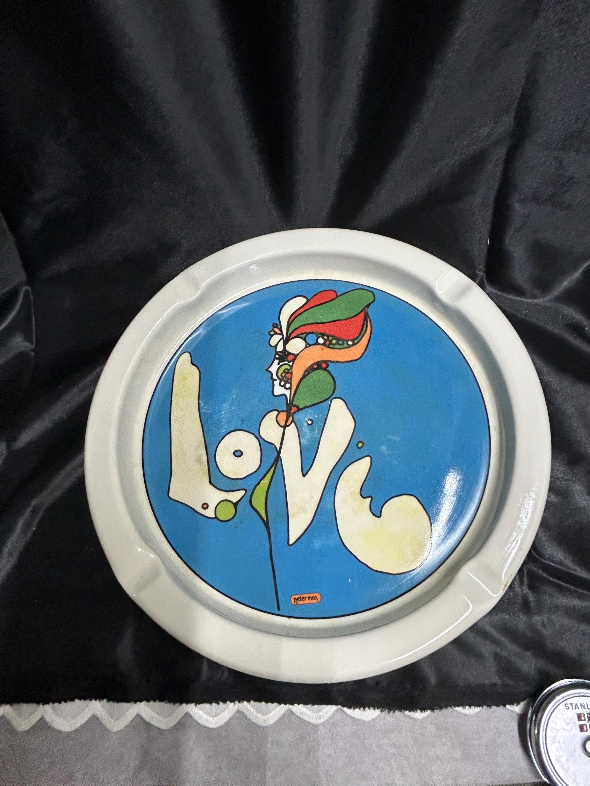 Peter Max Ashtray - Etsy