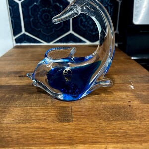 MURANO 38㎝ ムラノ ドルフィン モチーフ デカンタ & グラス セット Murano Glass Dolphin Figurine - Etsy