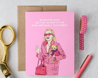 Elle Getting Older is Fun Card | Pop Culture Card | Birthday Card