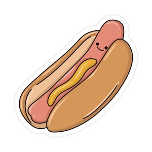 Hot Dog Sticker Little Glizzy Sticker Waterproof Matte Vinyl Laptop Decal image 2