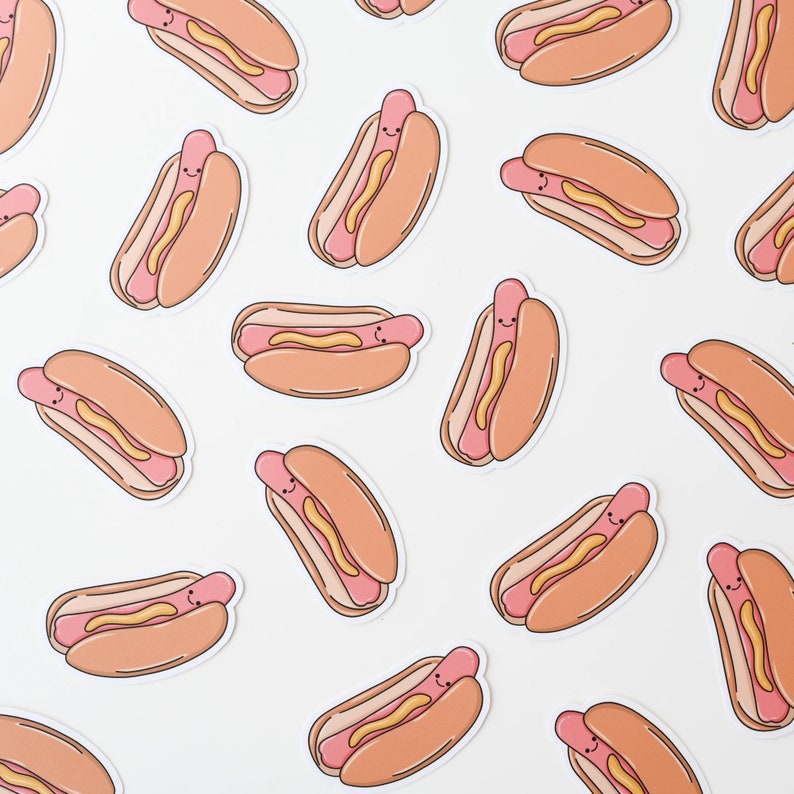 Hot Dog Sticker Little Glizzy Sticker Waterproof Matte Vinyl Laptop Decal image 3