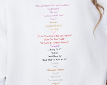 Era's Tour Crewneck I WITH SETLIST