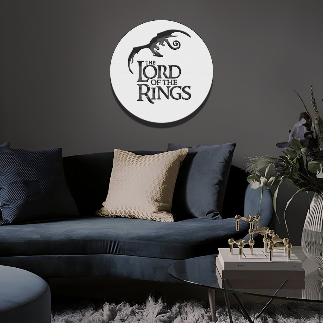 Lord of the Rings Wall Art, Lord of the Rings Metal Wall Decor, Lotr