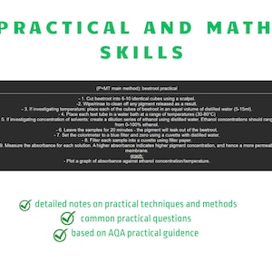 AQA A Level Biology Anki-Lernkarten nur Jahr 1 Von einem ASchüler Bild 4