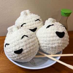 Amigurumi Crochet Bao Chinese Dumplings